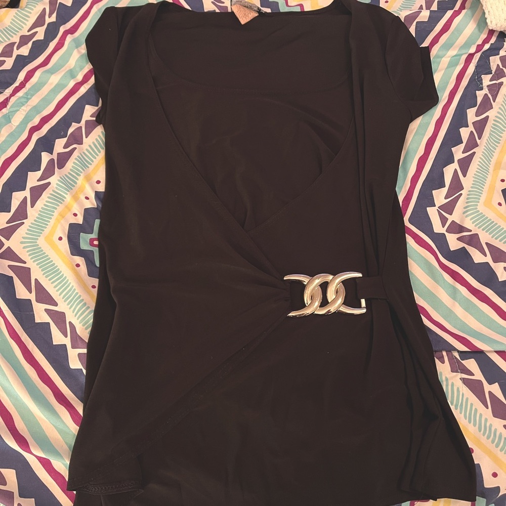 Rachel Rachel blouse. US size S. Black. Barely worn, good condition.